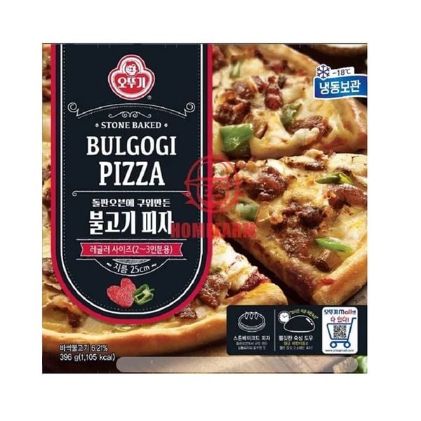 Bánh pizza vị thịt nướng BBQ 396g