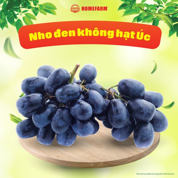 Nho đen không hạt Úc