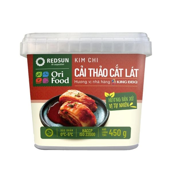 King BBQ kim chi cải thảo cắt lát 450gr