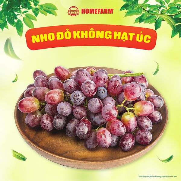 Nho đỏ không hạt Úc