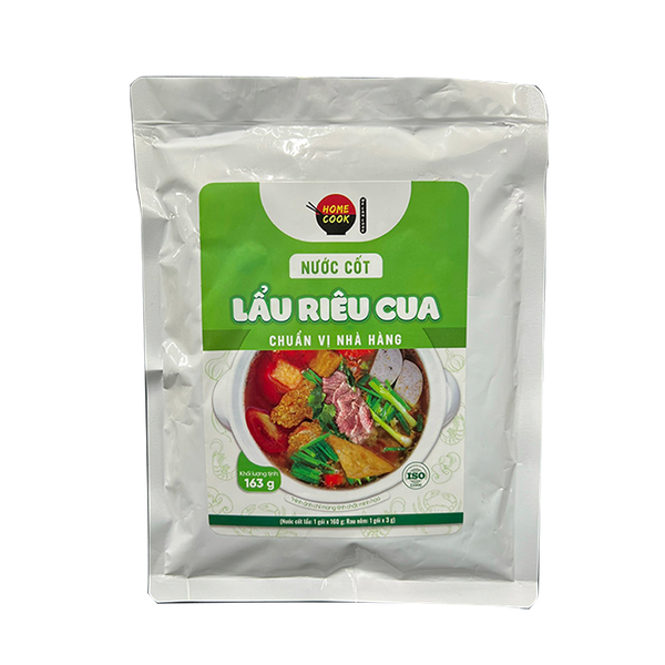 Nước cốt lẩu riêu cua 163g Homecook