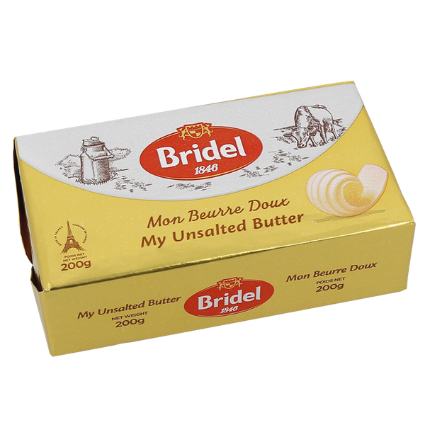 Bơ lạt Bridel 82% béo 200g