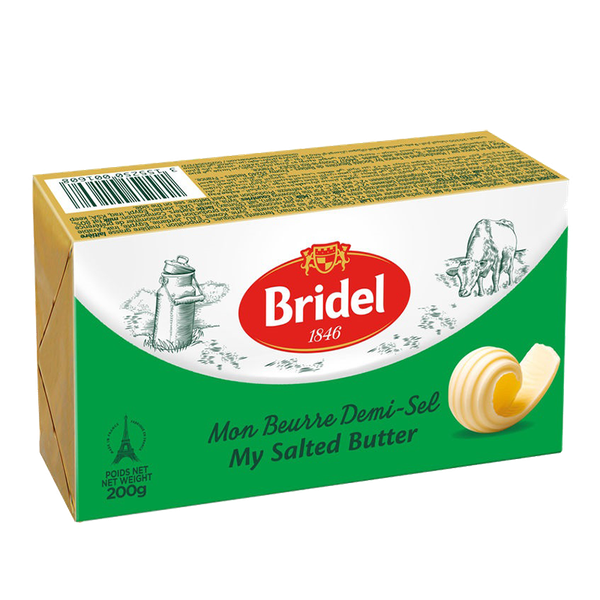 Bơ mặn Bridel 80% béo 200g