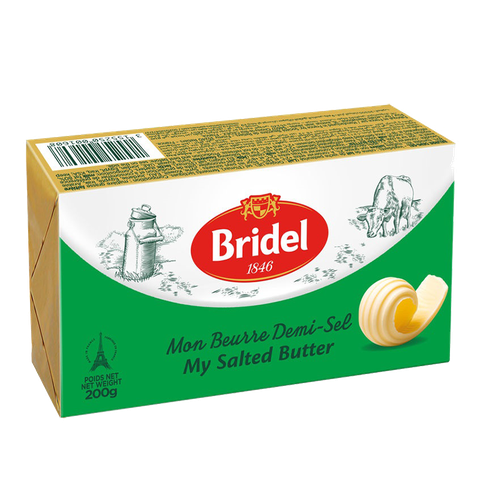 Bơ mặn Bridel 80% béo 200g
