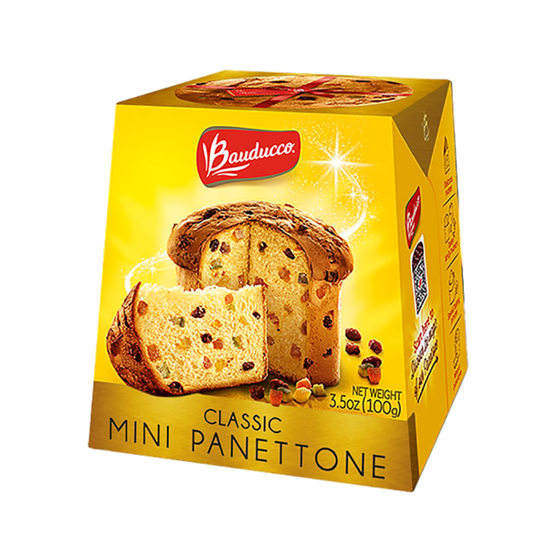 Bánh bông lan Panettone classic trái cây Bauducco 100g