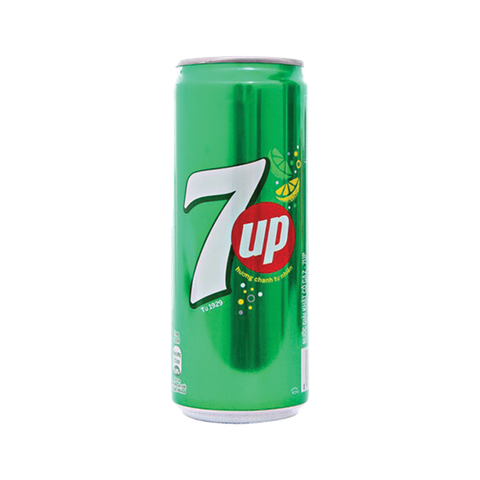 Nước ngọt 7Up 320ml Sleek lon