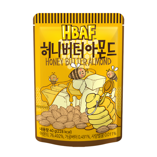 Hạt hạnh nhân tẩm bơ mật ong HBAF 40g