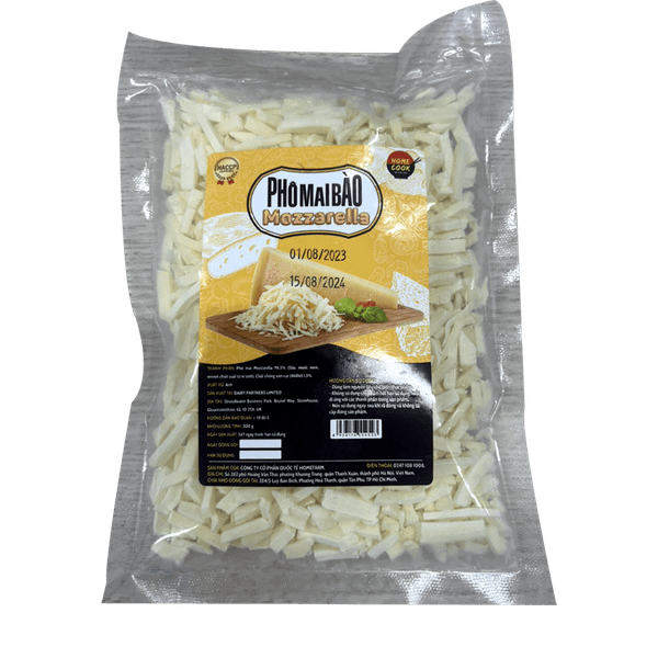 Phô mai bào Mozzarella Anh 200g