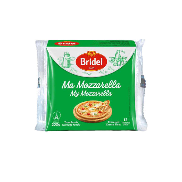 Phô Mai Lát Mozzarella hiệu Bridel 200g