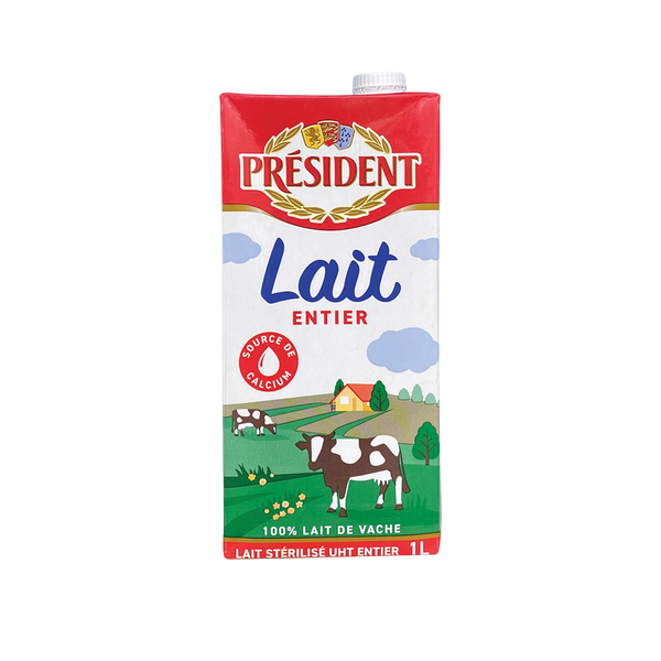 Sữa President Full Cream 3.5% 1L