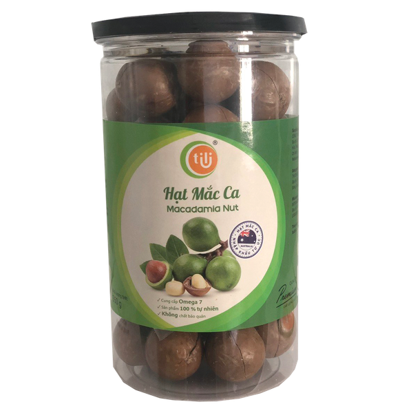 Hạt Macca nguyên vỏ TILI 350gr