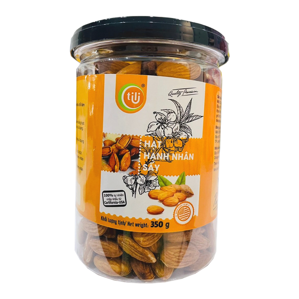 Hạt hạnh nhân tách vỏ sấy TILI 350gr