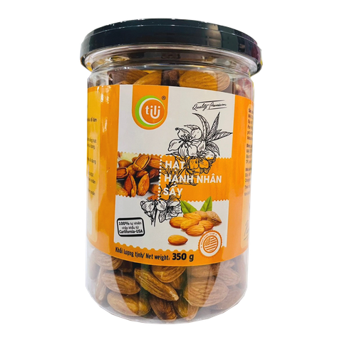 Hạt hạnh nhân tách vỏ sấy TILI 350gr