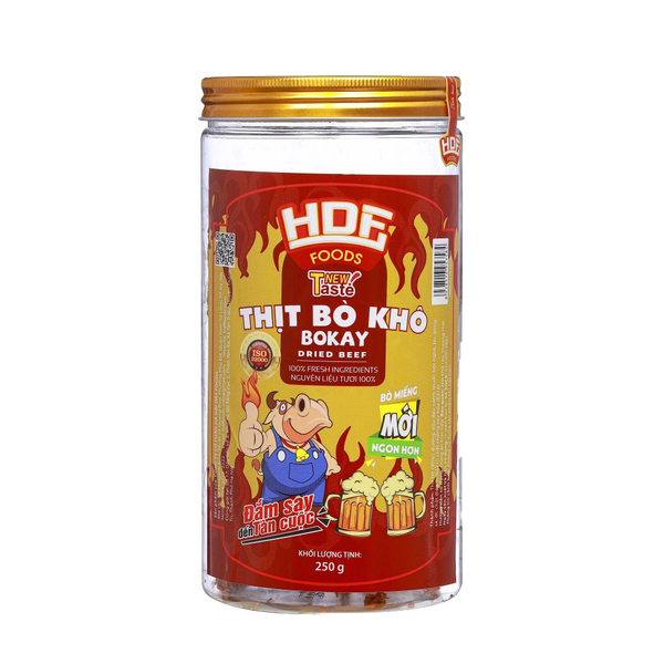 Thịt bò khô bokay 250gr