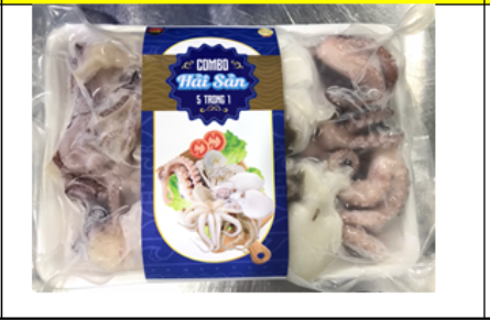 Combo Hải Sản 5 trong 1/hf500g
