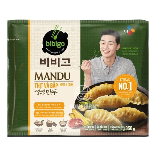 Bánh Mandu nhân thịt và bắp CJ Bibigo 350g T16