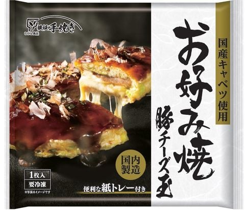 Bánh xèo Okonomiyaki thịt heo phô mai tan chảy 251g T10 (hfnk)