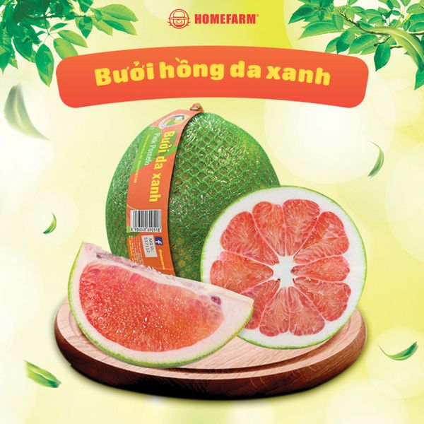 Bưởi hồng da xanh