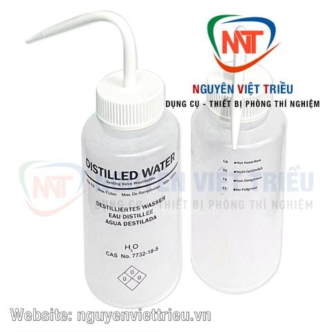 Bình tia nhựa Distilled Water 500ml TQ