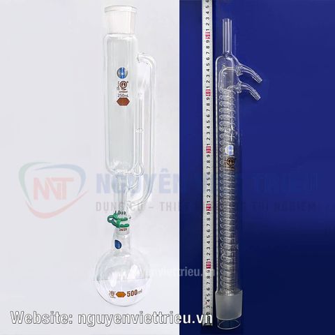 Bộ Soxhlet thí nghiệm Ấn Độ (250m, 500ml)