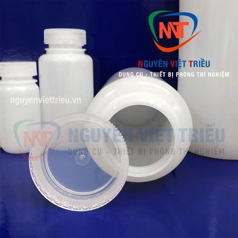 Chai nhựa HDPE miệng rộng