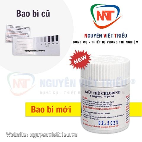 Giấy thử Chlorine 5 - 200 ppm