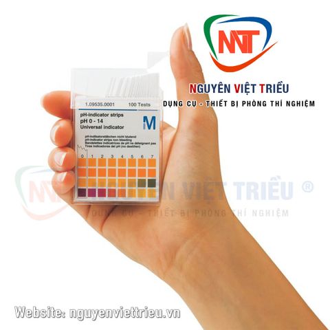 Giấy pH 0-14 Merck (dạng que)