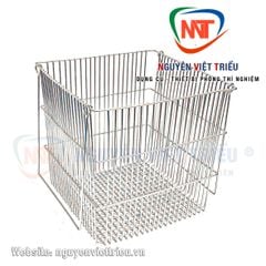 Giỏ Inox đựng dụng cụ thí nghiệm