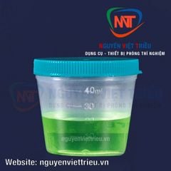 Lọ nhựa đựng mẫu tiệt trùng 40ml