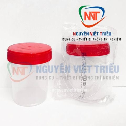 Lọ nhựa đựng mẫu bệnh phẩm 150ml Aptaca (tiệt trùng)