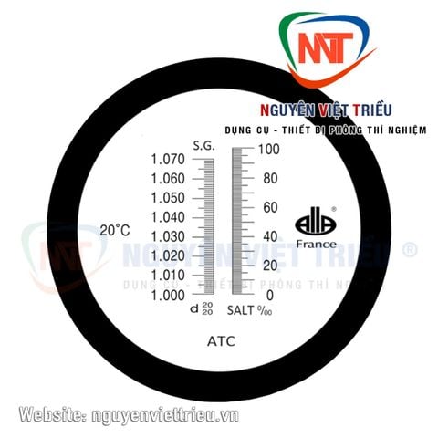Khúc xạ kế đo độ mặn 0-100‰ (95000-003) Alla