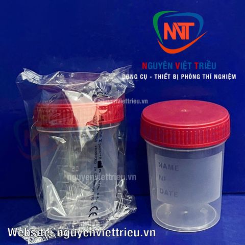Lọ nhựa tiệt trùng đựng mẫu 120ml