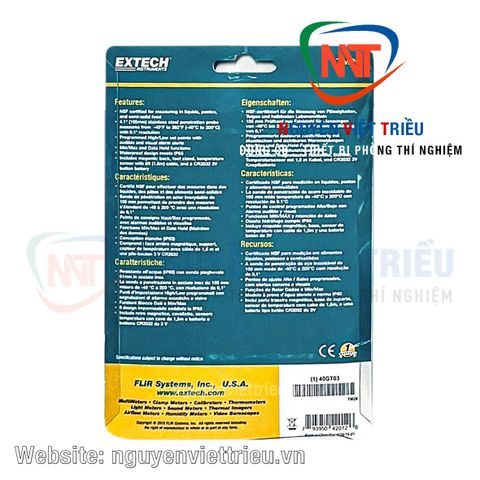 Nhiệt kế điện tử Extech TM26 -40°C/200°C