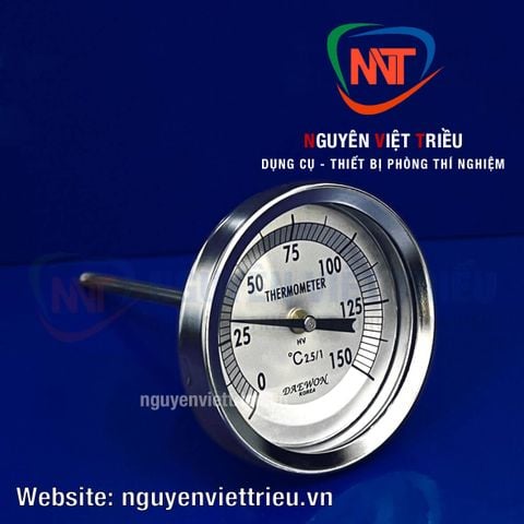 Nhiệt kế kim loại 0-150°C Vạch chia 2.5
