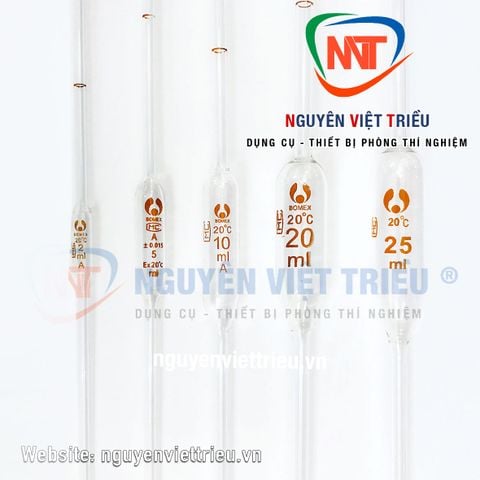 Pipet bầu thuỷ tinh