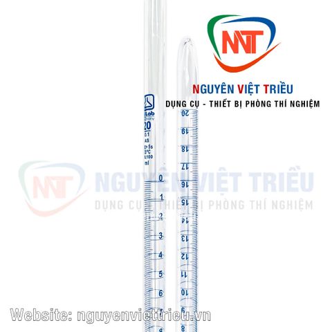 Pipet Thủy Tinh Eulab (nhiều dung tích)