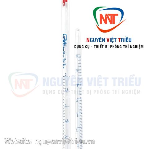 Pipet Thủy Tinh Eulab (nhiều dung tích)