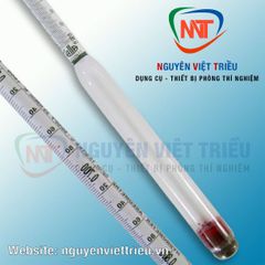 Tỷ trọng kế 1.000-1.200 : 0.002 g/ml Tp.20°C Alla