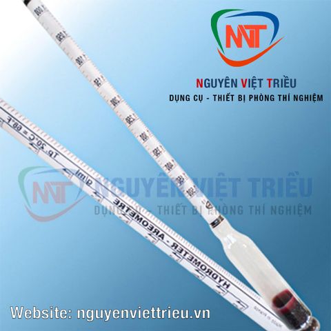 Tỷ trọng kế 0.600-0.700 : 0.001 g/ml Tp.20°C Alla