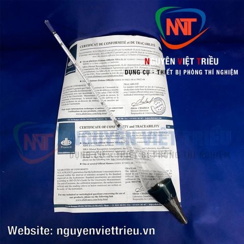 Tỷ trọng kế 0,995 - 1,038 đo nước biển, dẫn tàu biển