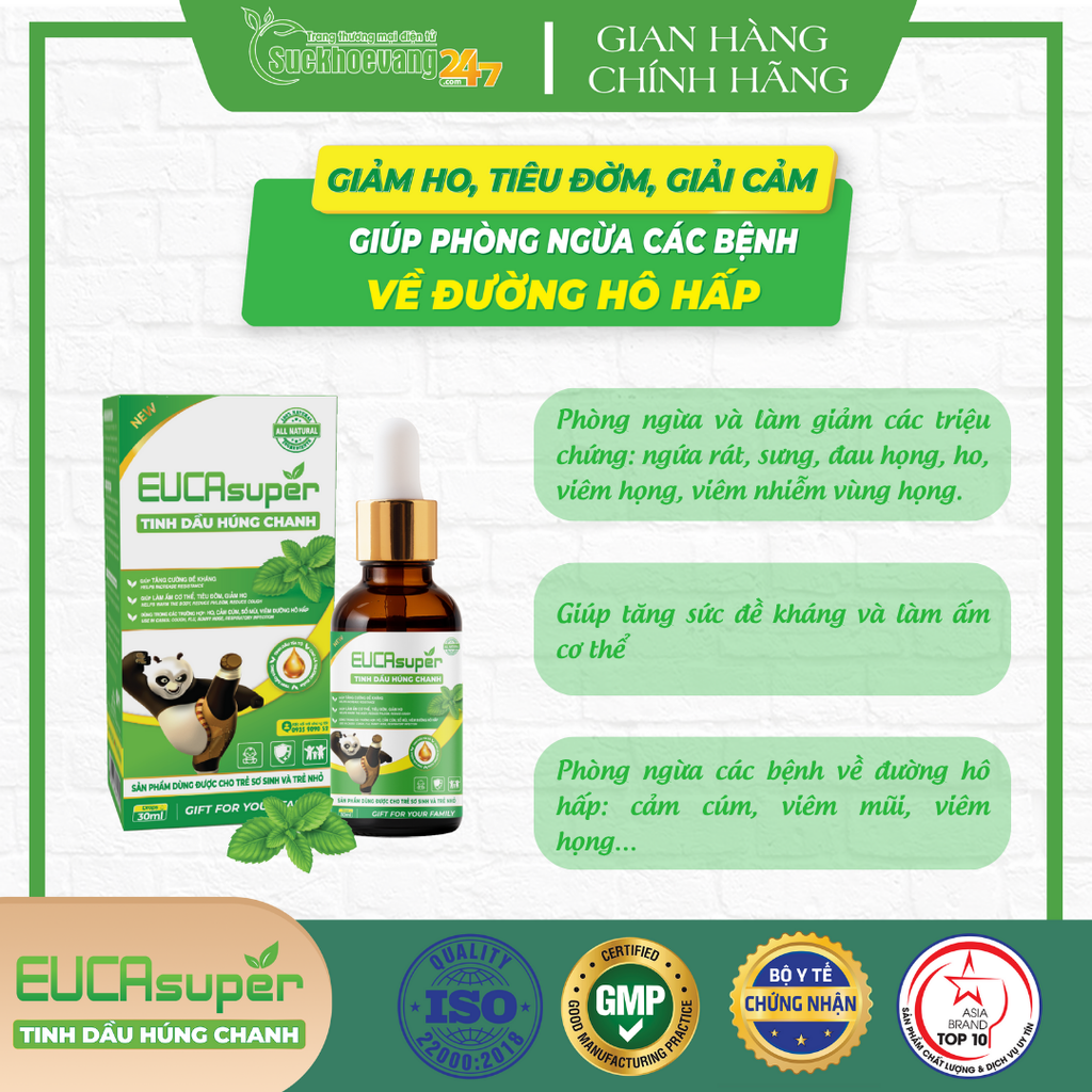 Tinh Dầu Húng Chanh EUCAsuper