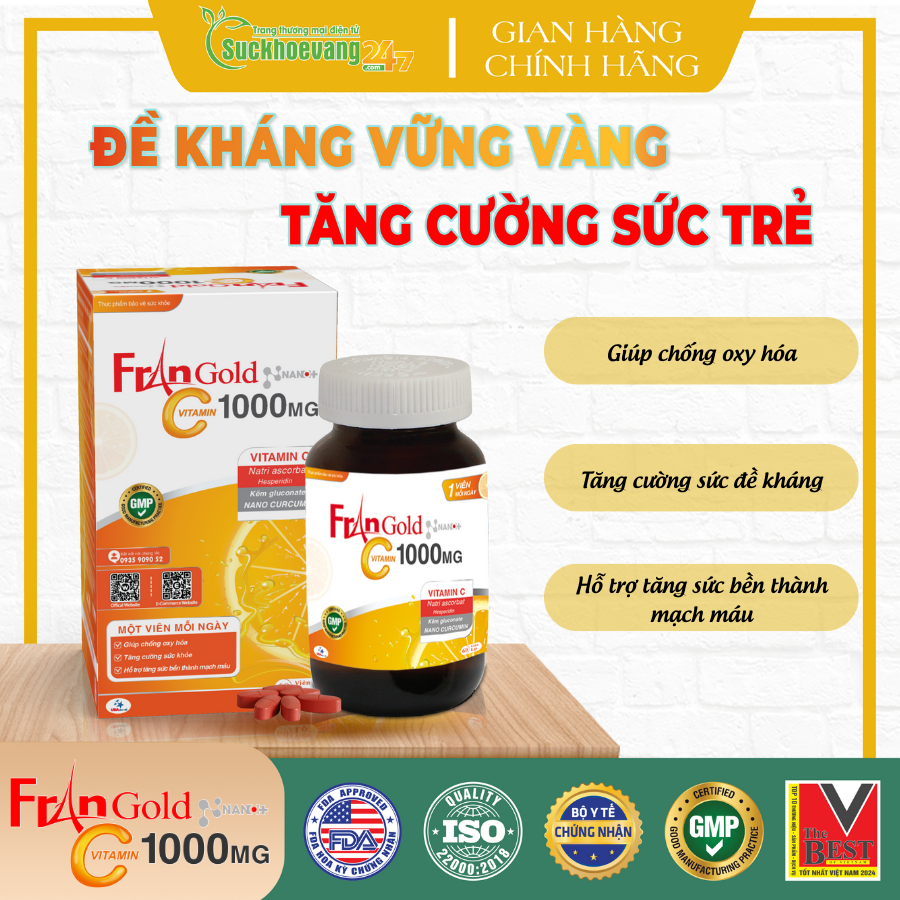 TPBVSK FranGold Vitamin C 1000mg