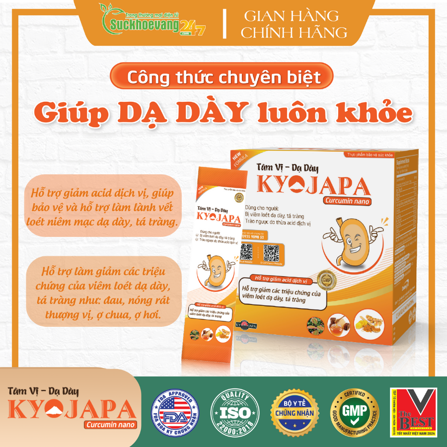 TPBVSK TÂM VỊ - DẠ DÀY KYOJAPA