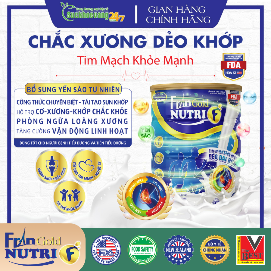 Sữa Dinh Dưỡng Y Tế  FranGoldNutri F