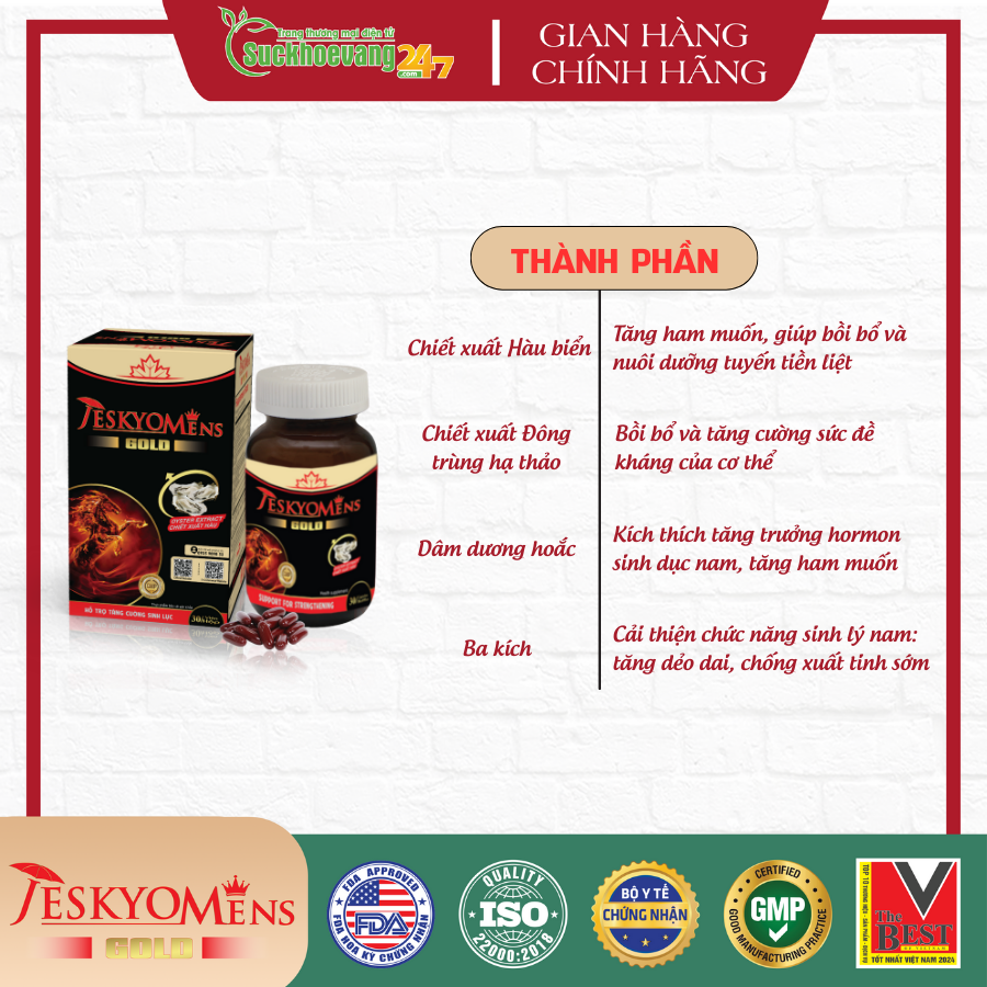 TPBVSK JeskyoMens Gold