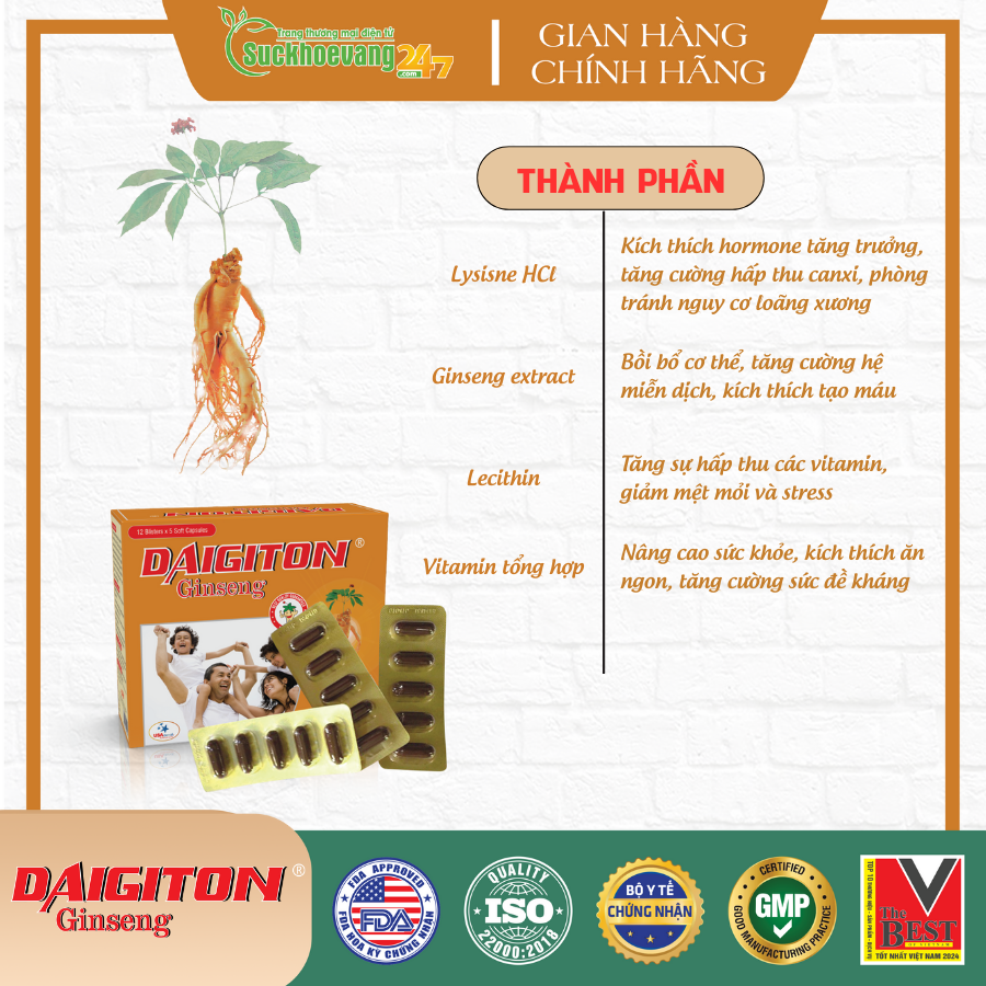 TPBVSK DAIGITON Ginseng