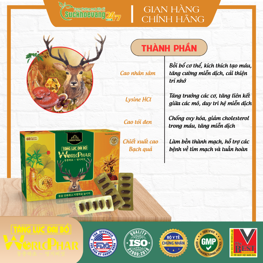 TPBVSK Tăng Lực Đại Bổ WorldPhar