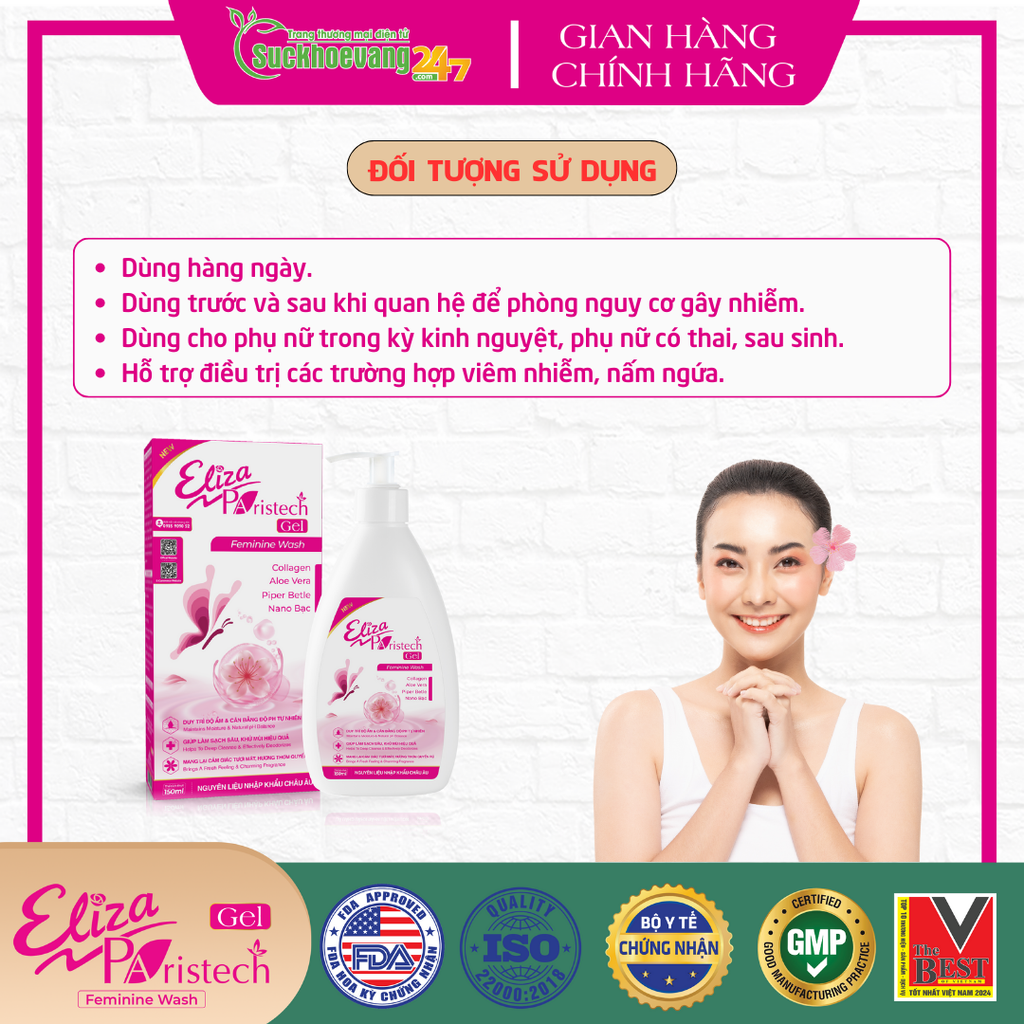 Dung dịch vệ sinh Eliza Paristech GEL
