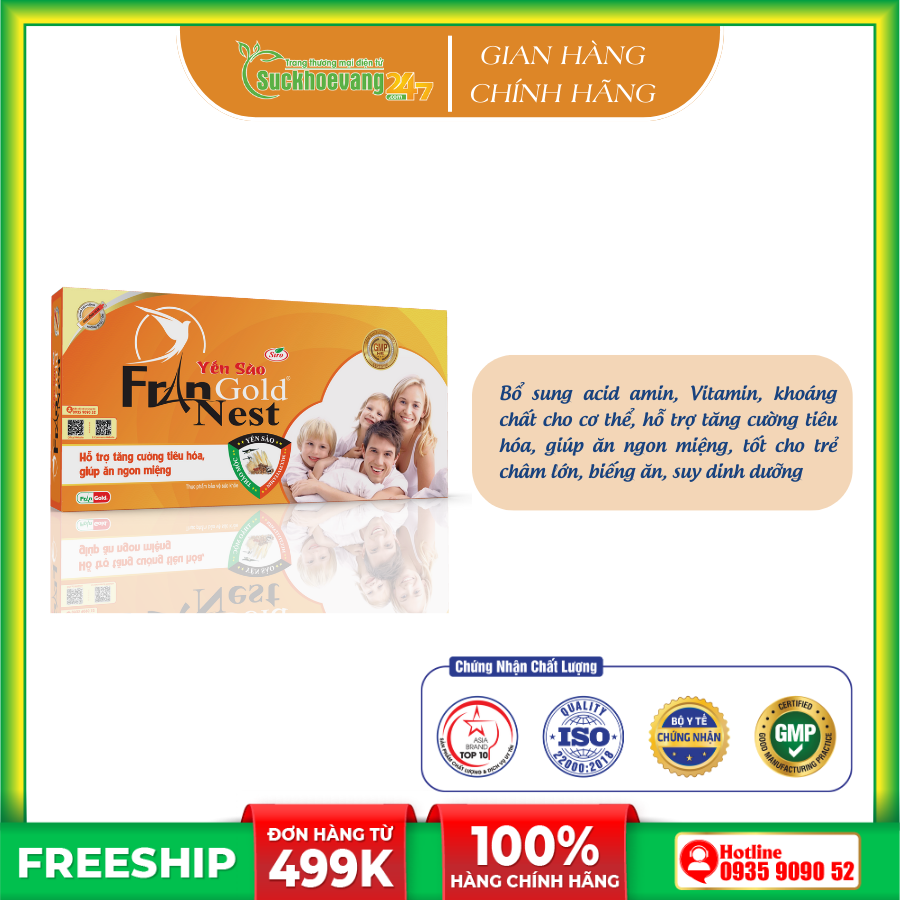 TPBVSK Siro Yến sào FranGold Nest