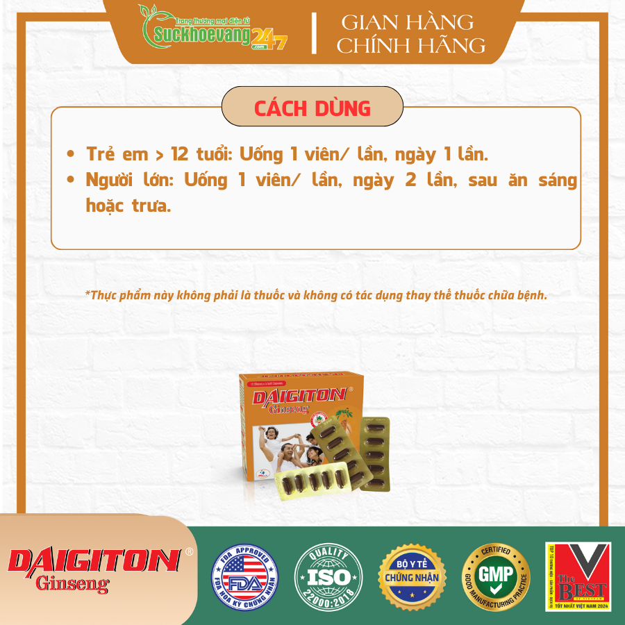 TPBVSK DAIGITON Ginseng